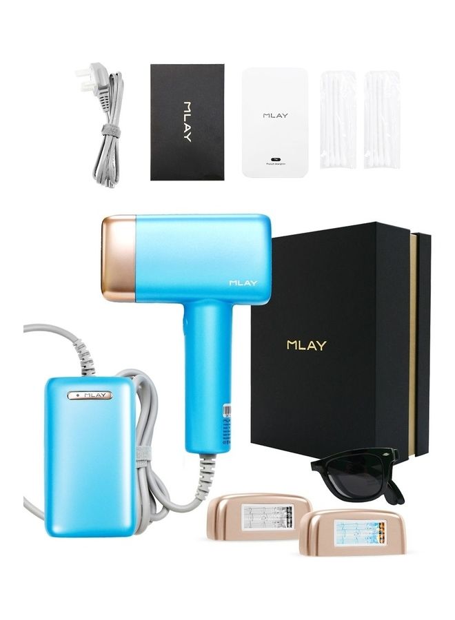 MLAY - Newest MLAY T14 Home Laser Hair Removal Device With Bikini And Face Lamp Painless 3℃ Cold Compress/500000 Pulses/5-Levels - Image 1