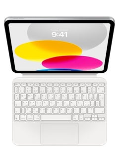 Magic Keyboard Folio for iPad (10th generation) - Arabic/English white