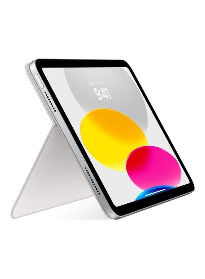 Apple - Magic Keyboard Folio for iPad (10th generation) - International English white - Image 1