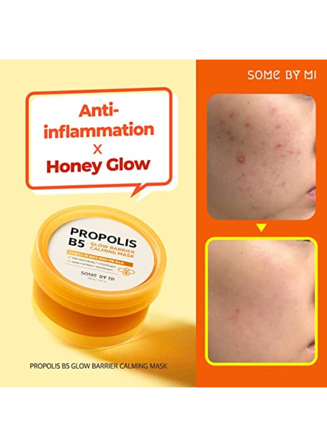 Some by Mi Propolis B5 Glow Barrier Calming Mask 100grams  - Image 5