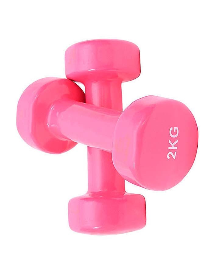 Generic - 2-Piece Classical Head Dumbbell Set 2x2 Kg 4kg 4kg - Image 1