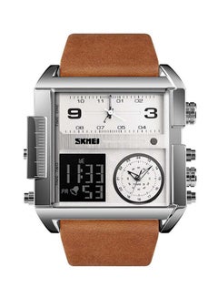 Men's Leather Chronograph Wrist Watch NF01210001