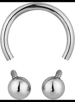 Generic Stainless Steel Horseshoe Captive Bead Nose Ring  - Image 2