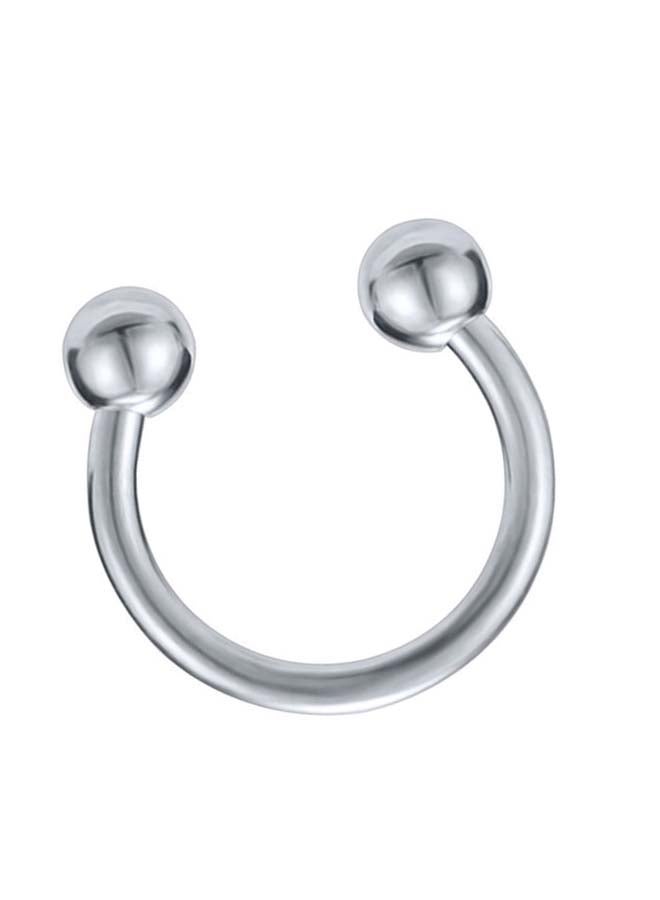 Generic - Stainless Steel Horseshoe Captive Bead Nose Ring - Image 1