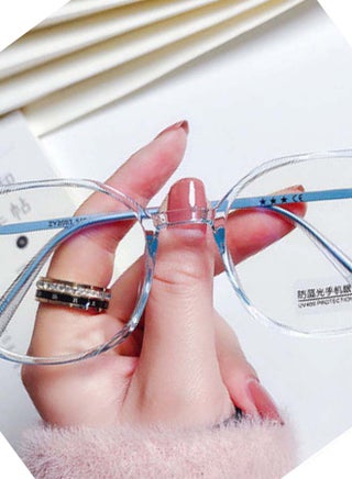 Women's Glasses Frame Korean Version Flat Mirror - view 5
