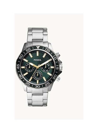 Men's Stainless Steel Chronograph Wrist Watch BQ2492 - 45 mm - Green - v1666350892/N47961388A_1