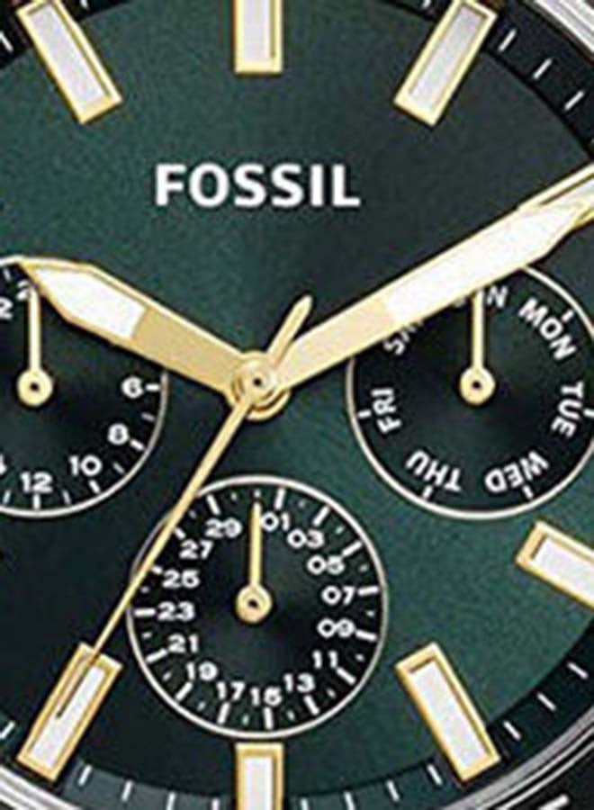FOSSIL - Men's Stainless Steel Chronograph Wrist Watch BQ2492 - 45 mm - Green - Image 1