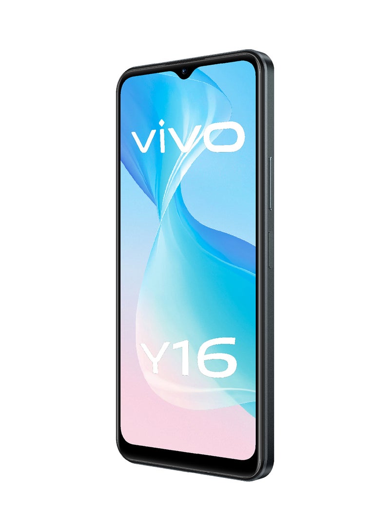 vivo Y16 Dual SIM Stellar Black 4GB RAM 64GB With Wired Earphone and Ring Phone Holder - Image 5
