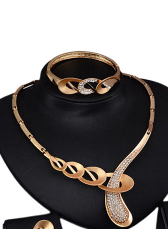 4-Piece 18 Karat Gold Jewellery Set - v1666363063/N29238636A_2