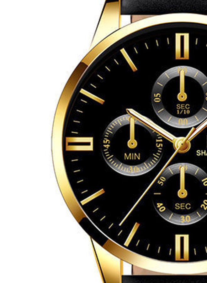 SHAARMS - PU Leather Analog Wrist Watch SA6001-9 - Image 1