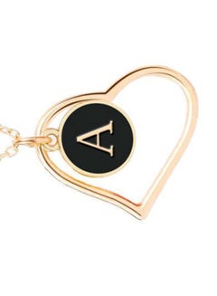 Alphabet Letter Heart Shaped Pendant Necklace - v1666363071/N36195634A_6