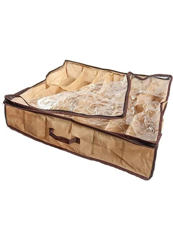 Shoes Under Shoe Storage Organizer Beige/Brown  - Image 1