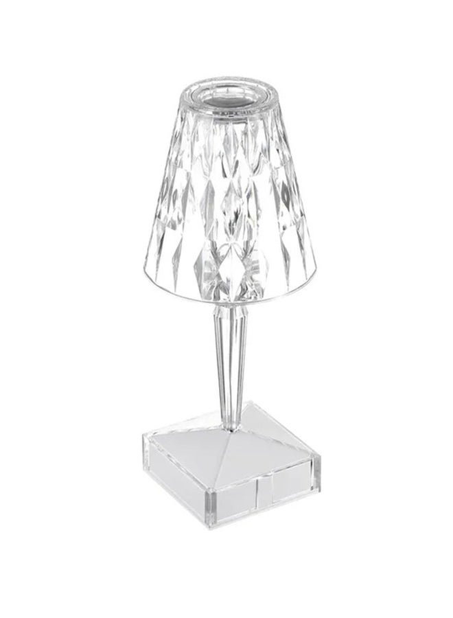 Acrylic Diamond Table Lamp White - Image 1
