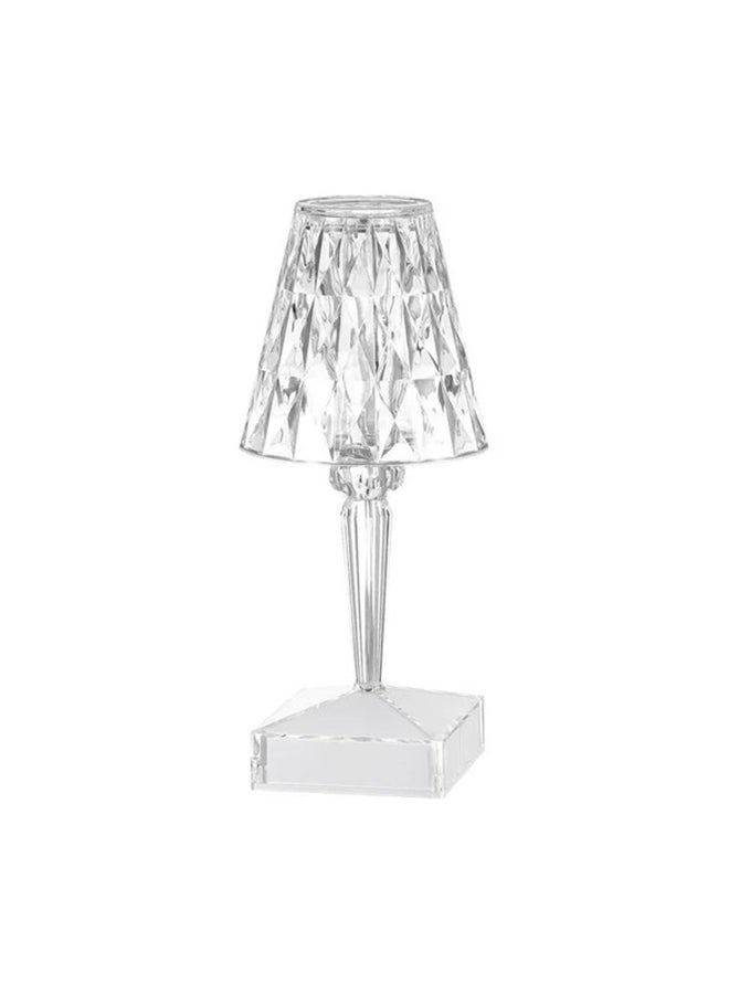 Acrylic Diamond Table Lamp White - Image 3