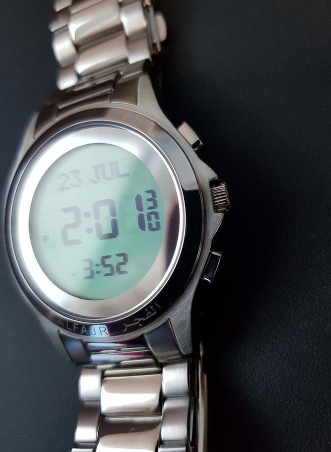 Al Fajr - Men's Stainless Steel Digital Watch Wr02 - Image 1