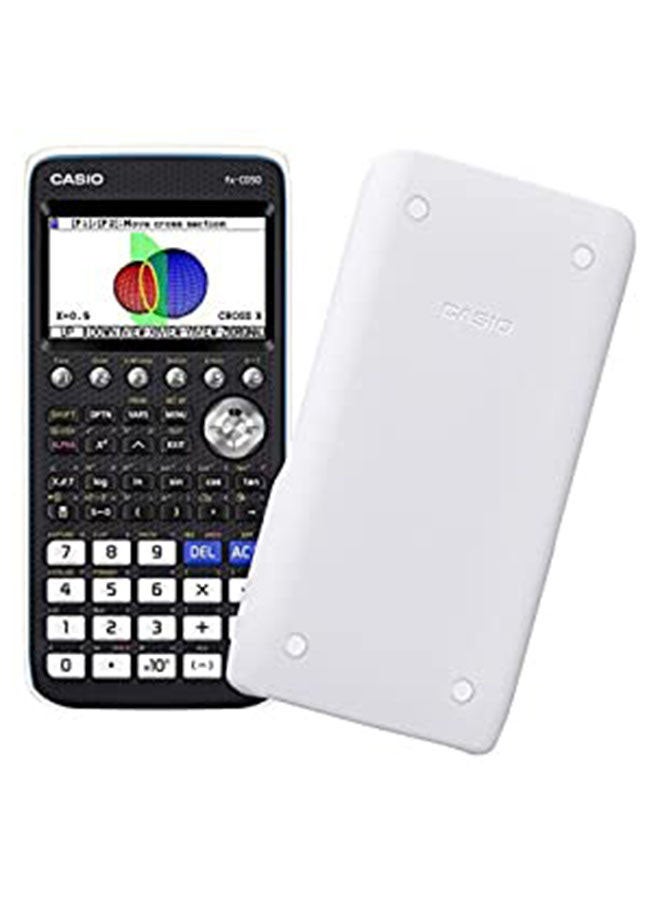 CASIO - FX-CG50 Scientific Graphic Calculator Black/White/Blue - Image 1