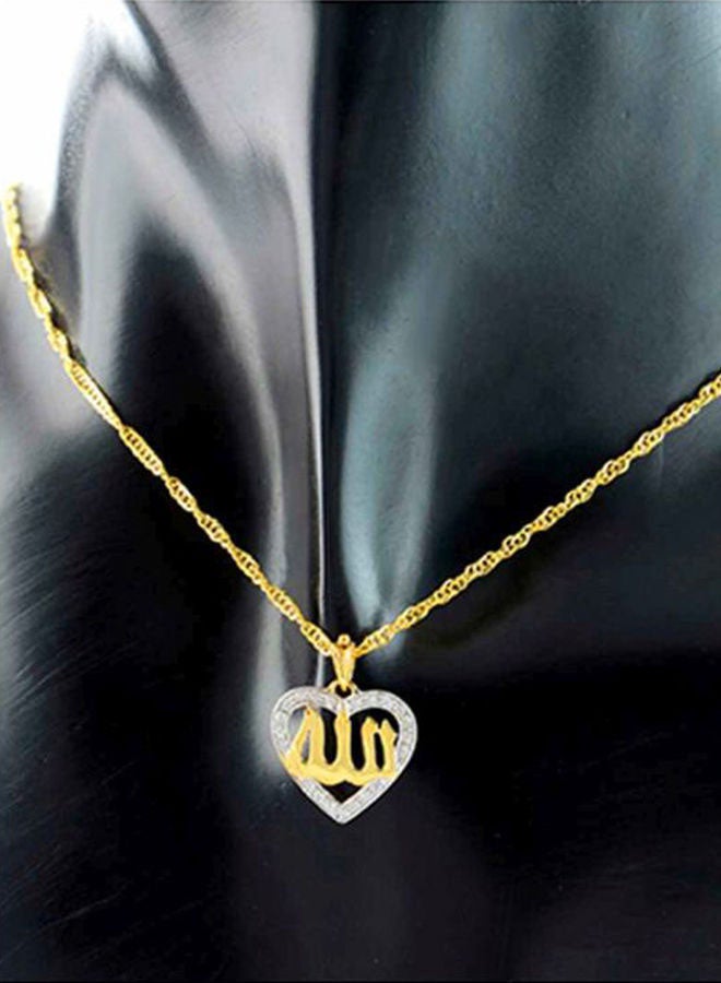 Vera Perla - 18 Karat Gold Diamonds 3D Heart Necklace - Image 1