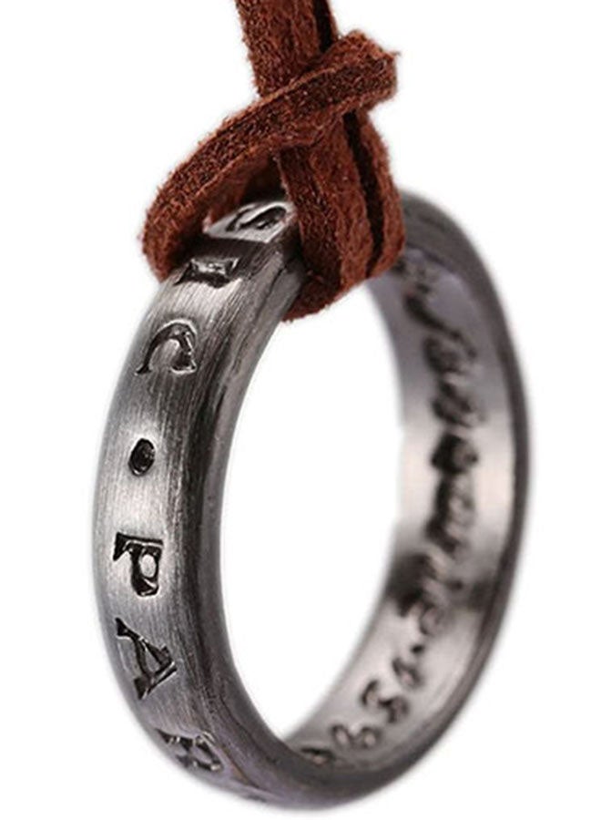 QiaoKai - Alloy Waters Drake Ring Pendant Necklace - Image 1