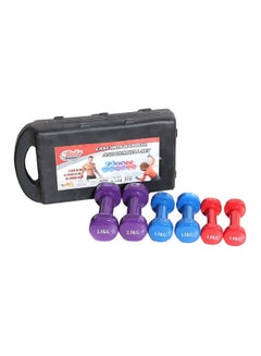 6-Piece Weight Lifting Dumbbells Set - 10Kg 10kg 10kg