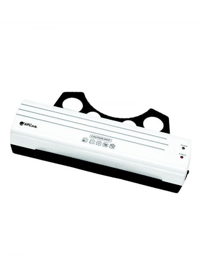 ATLAS A4 Portable Laminating Machine White/Black  - Image 1