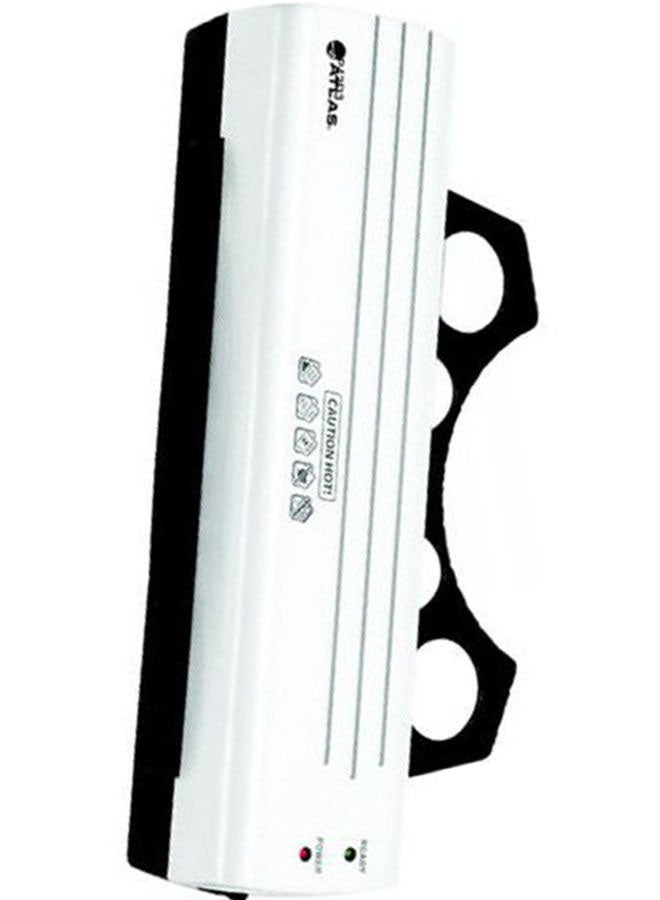 ATLAS A4 Portable Laminating Machine White/Black  - Image 3