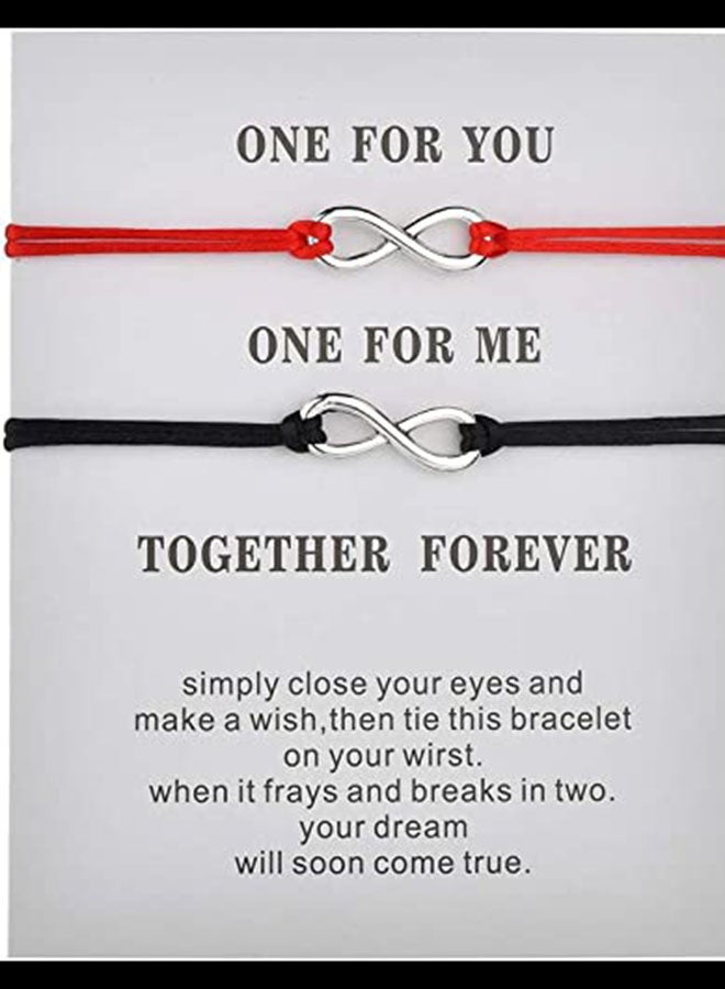 طقم أسورة بتصميم منسوج مكون من قطعتين - Image 3