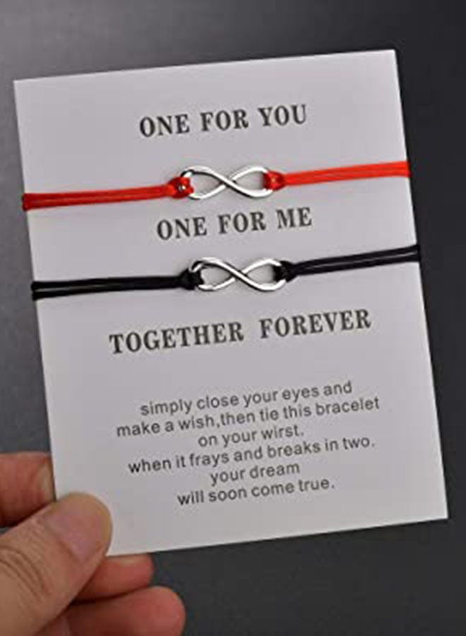 طقم أسورة بتصميم منسوج مكون من قطعتين - Image 4