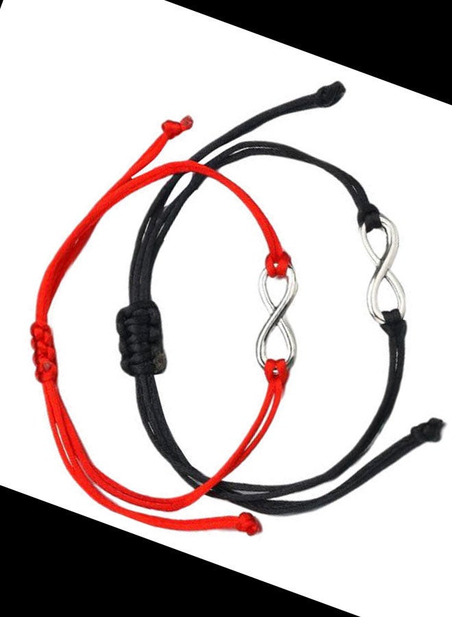 طقم أسورة بتصميم منسوج مكون من قطعتين - Image 5