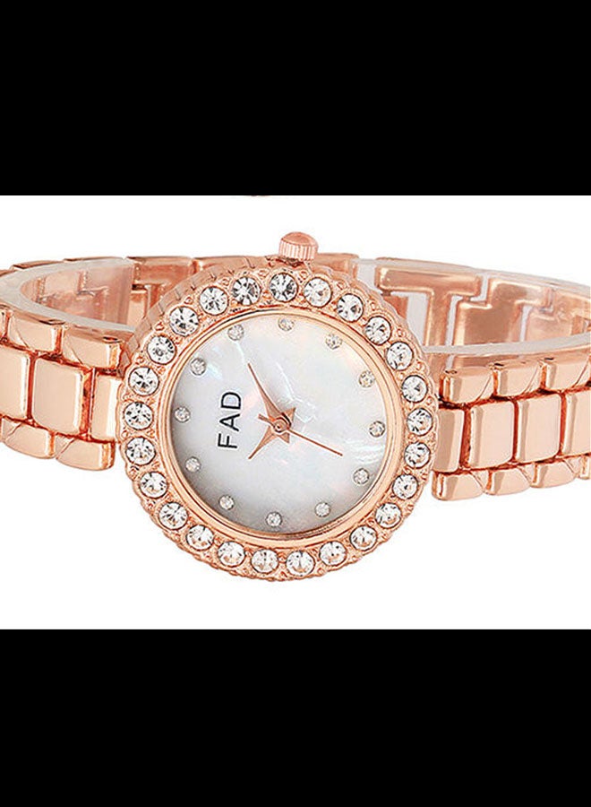 FAD Women's Stainless Steel Quartz Analog Wrist Watch With Bracelet - Image 4