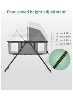 Kidle Movable Portable Crib With Multifunction  - Image 4