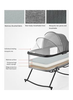 Kidle Movable Portable Crib With Multifunction  - Image 5