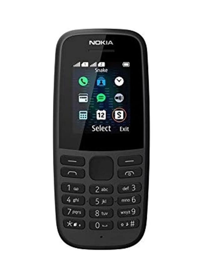 NOKIA - 105 Black 4MB 4G - Image 1