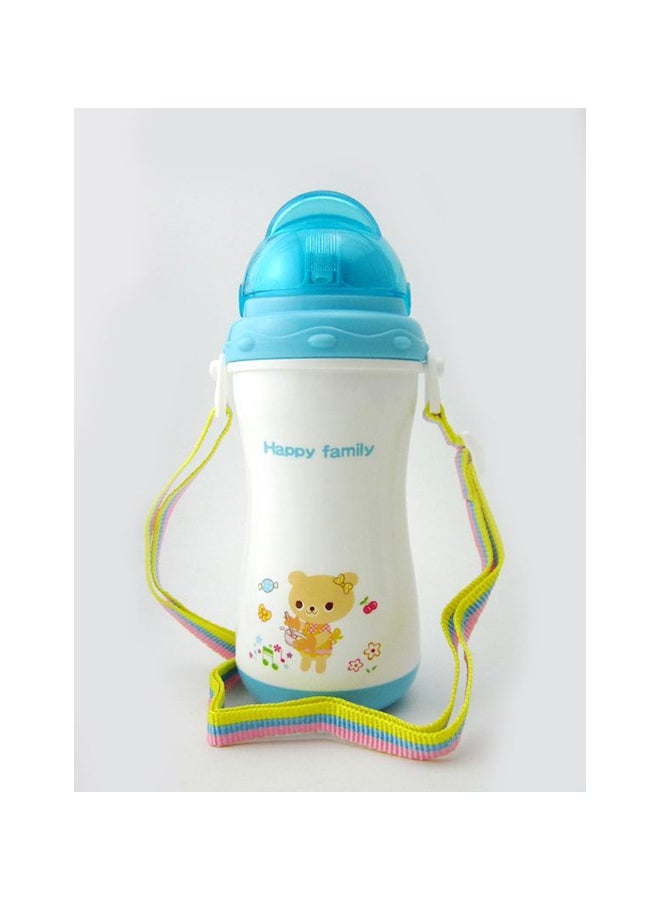 1-Piece Cute Cartoon Bear Printed Portable Baby's Sippy Cup Water Bottle - Image 5