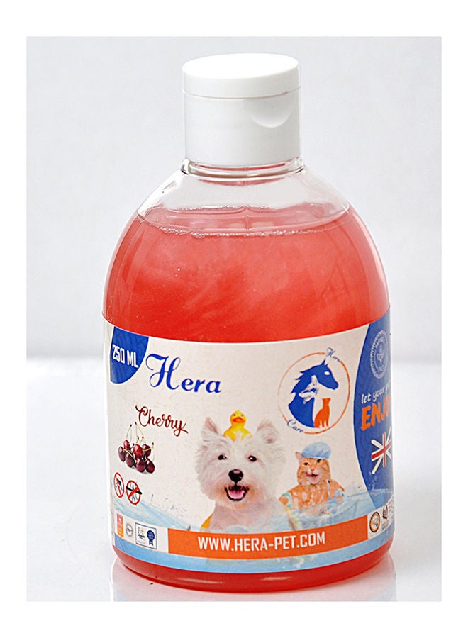 هيرا شامبو الكرز للقطط والكلاب والقراد والبراغيث