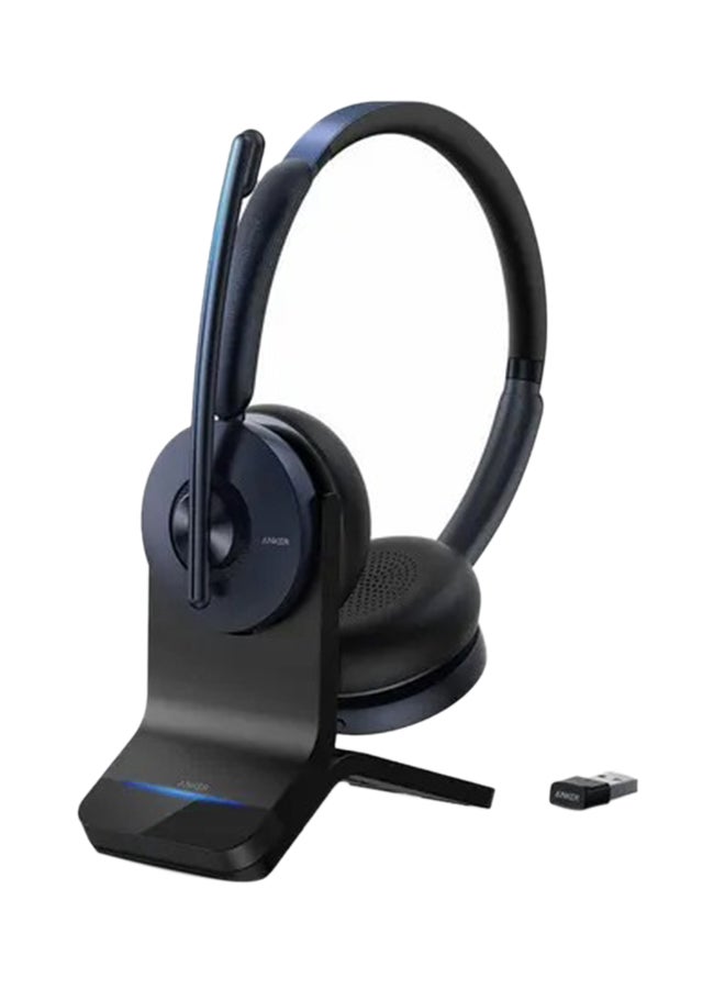 Anker Power Conference H700 On-Ear Bluetooth Headset With Microphone Black/Blue  - Image 1