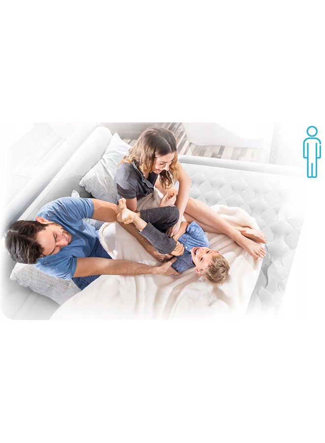 Dura-Beam Deluxe Series Ultra Plush Airbed With Fiber-Technology Beige 191x99x46cm
