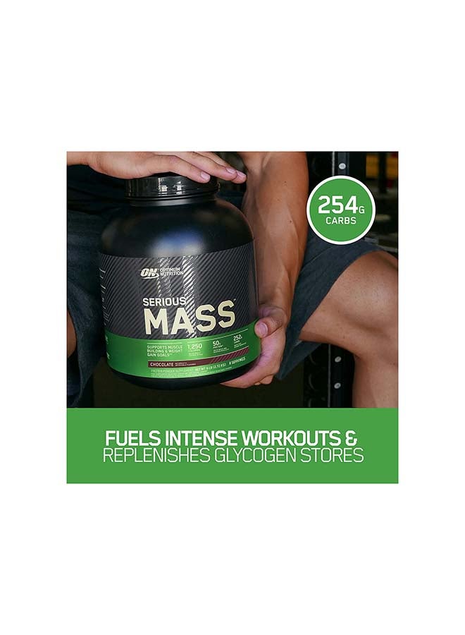 Optimum Nutrition - Serious Mass Weight Gainer Powder 6lb Chocolate - Image 1