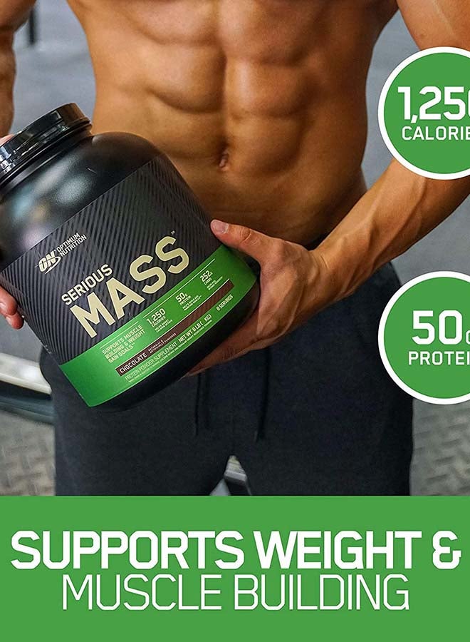 Optimum Nutrition - Serious Mass Weight Gainer Powder 6lb Chocolate - Image 1