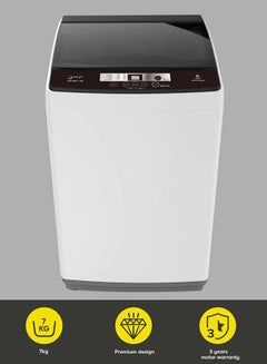 7 kg Washing Machine 7 Kg - Top Loading Fully Automatic- White Washing Mashine With Washing, Rinse And Spinning Function Without Clothes Dryer washing_machine White