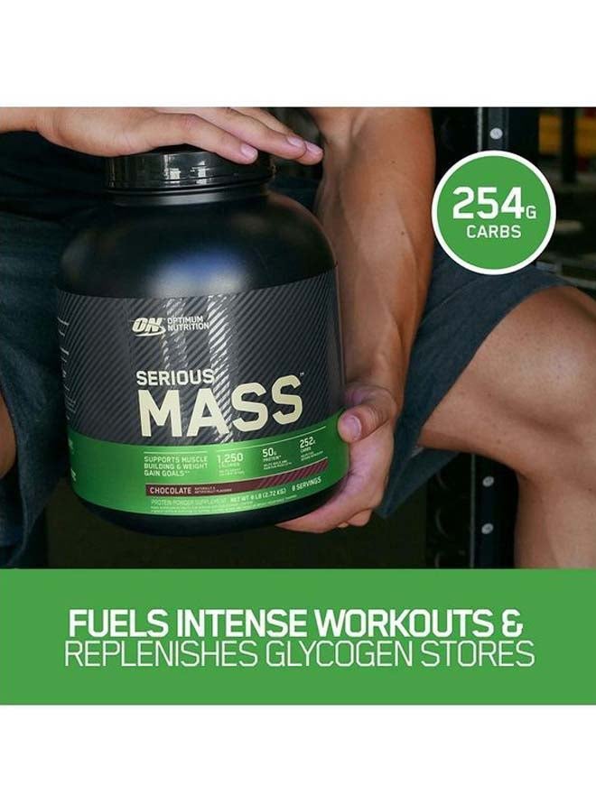 Optimum Nutrition Serious Mass Weight Gainer Powder - Vanilla - 6LB  - Image 4