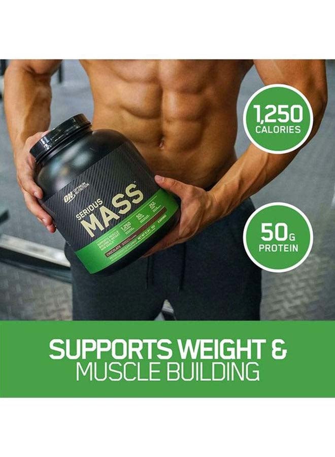 Optimum Nutrition Serious Mass Weight Gainer Powder - Vanilla - 6LB  - Image 5