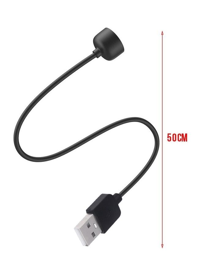MARGOUN Charging Cable for Xiaomi Mi Band 7 / Mi Band 6 / Mi Band 5 Magnetic USB Fast Charging Cord 50cm Black  - Image 3