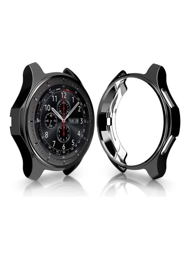 MARGOUN Samsung Gear S3 Classic and Frontier Case 46mm / Galaxy Watch 46mm Case Soft TPU Bumper Shockproof Protective Cover Black - Image 1