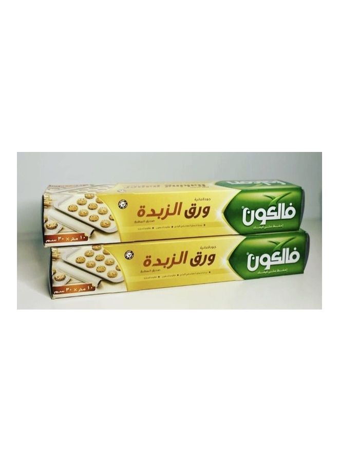 Falcon - Cooking And Baking Rolling Paper Falcon Beige 10x30cm - Image 1