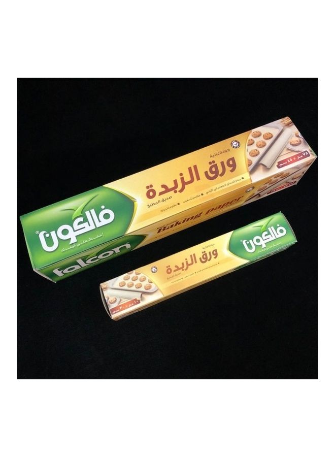 Falcon - Cooking And Baking Rolling Paper Falcon Beige 10x30cm - Image 1