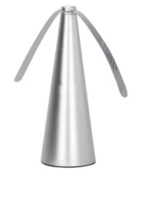 Multi-Functional Automatic Fly Repellent Fan Silver 8.2x8.2x24cm