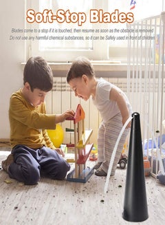 Generic Fly Repellent Fan Pest Control Keeps Insects/Mosquito/Fly/Bug Away from Your Food Black  - Image 4