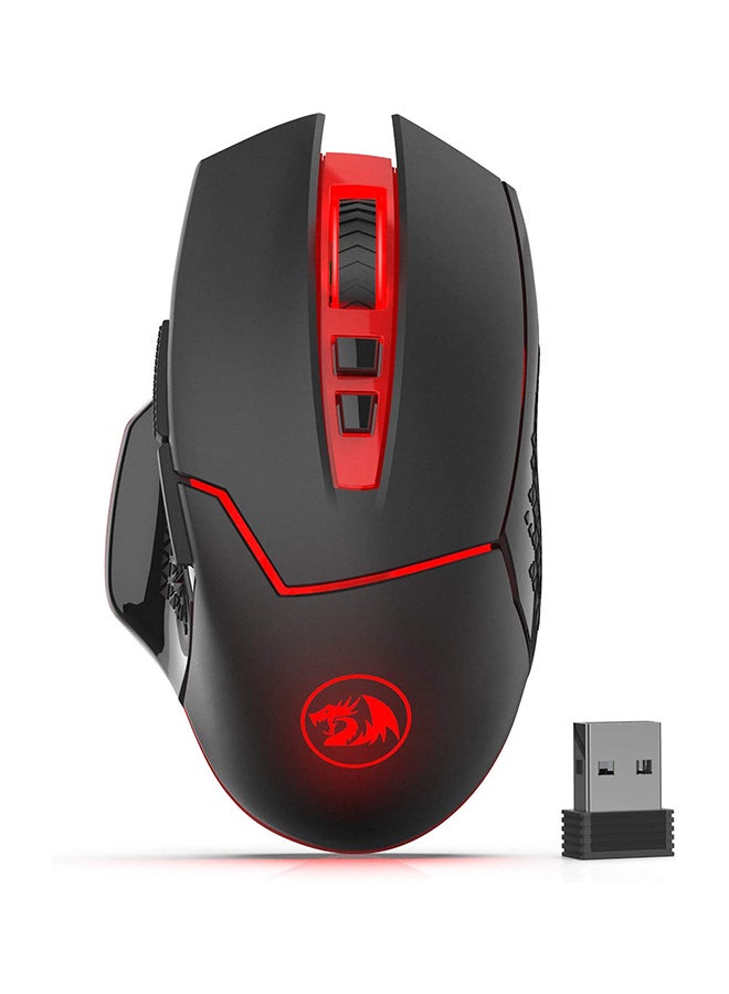 ريدراجون - ماوس ألعاب لاسلكي Redragon M690-1 مع خاصية DPI Shifting، زرين جانبيين، 4800 نقطة في البوصة، تصميم مريح، 7 أزرار - Image 1