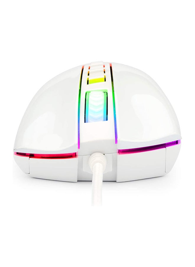 REDRAGON - Redragon M711 Cobra Gaming Mouse with 16.8 Million RGB Color Backlit, 10,000 DPI Adjustable, Comfortable Grip, 7 Programmable Buttons, White - Image 1