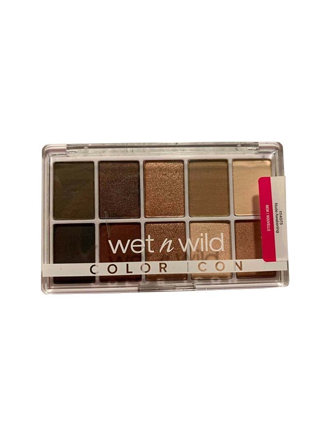 Wet N Wild 10-Pan Shadow Palette Nude Awakening  - Image 1